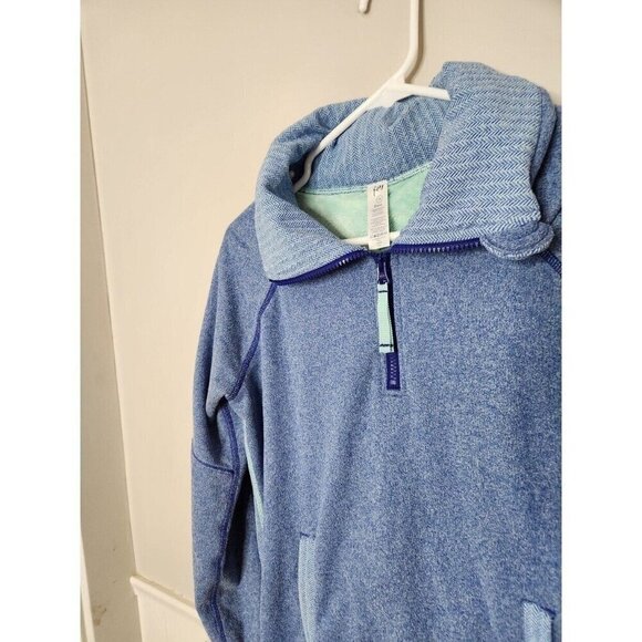 IVIVVA Blue Fleece Popover - Picture 2 of 5